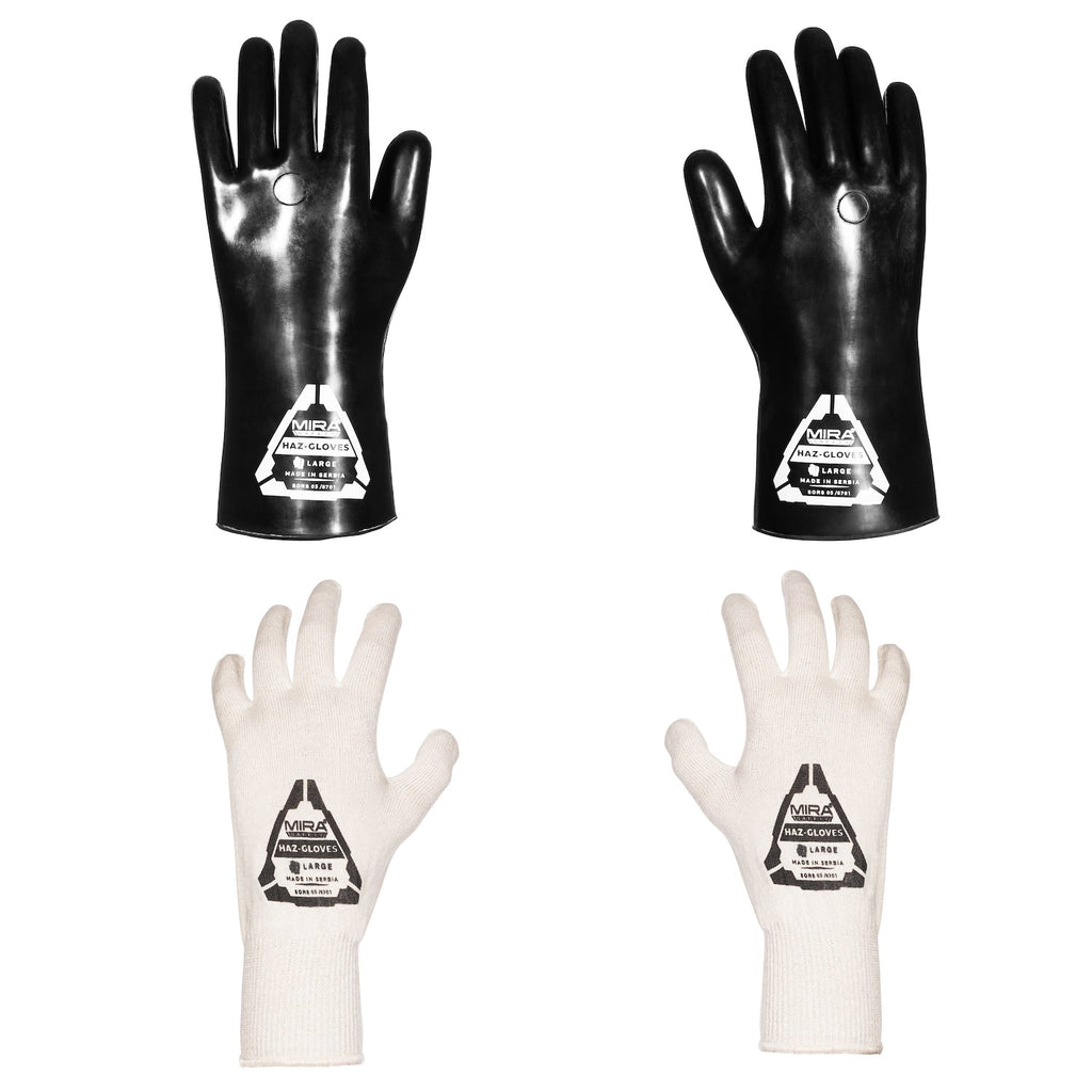 MIRA Safety HAZ-GLOVES® - Butyl Gloves for CBRN Protection