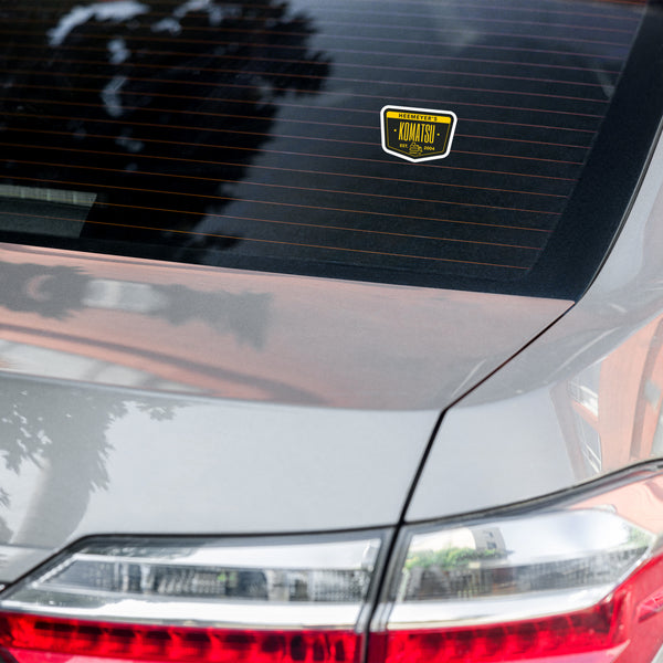 Heemeyer's Komatsu killdozer stickers