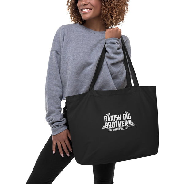 End Mass Surveillance Tote Bag