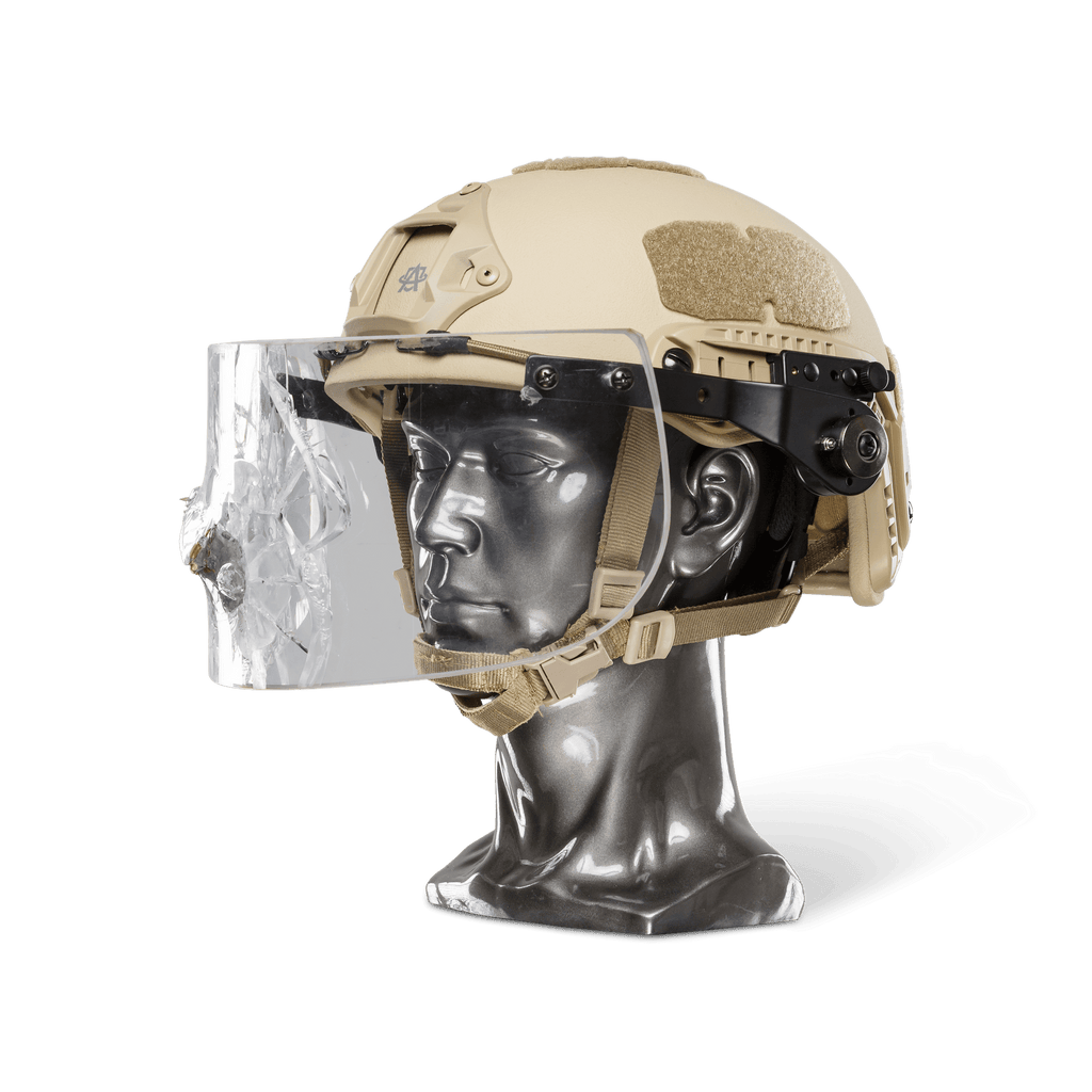 Texas IIIA+ Ballistic Face Shield | Fits All Helmets with ARC