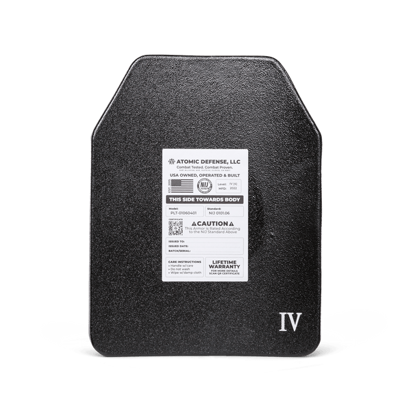 NIJ Level IV Body Armor Plate | ESAPI/XSAPI