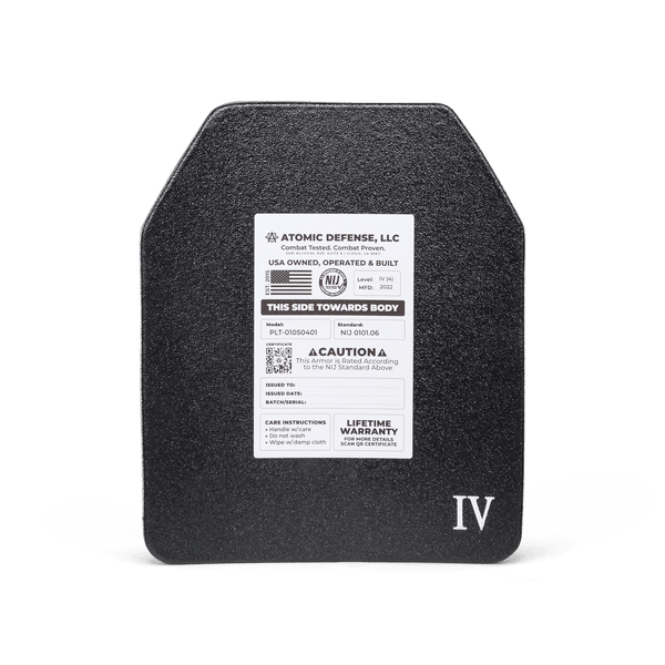 NIJ Level IV Body Armor Plate | ESAPI/XSAPI