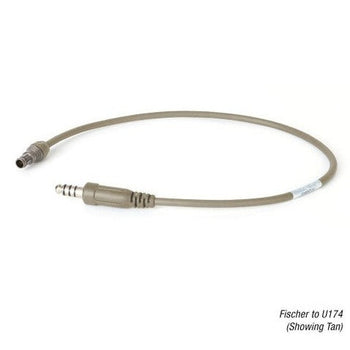 Ops-Core AMP U174 Downlead Cable | Monaural, Stereo & Mono-Binaural