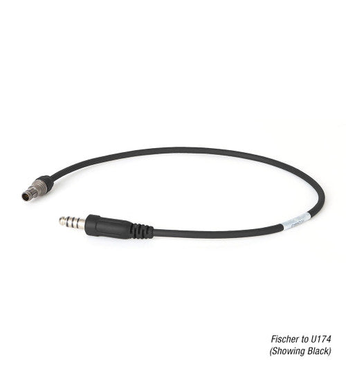 Ops-Core AMP U174 Downlead Cable | Monaural, Stereo & Mono-Binaural - Proud Libertarian - Atomic Defense