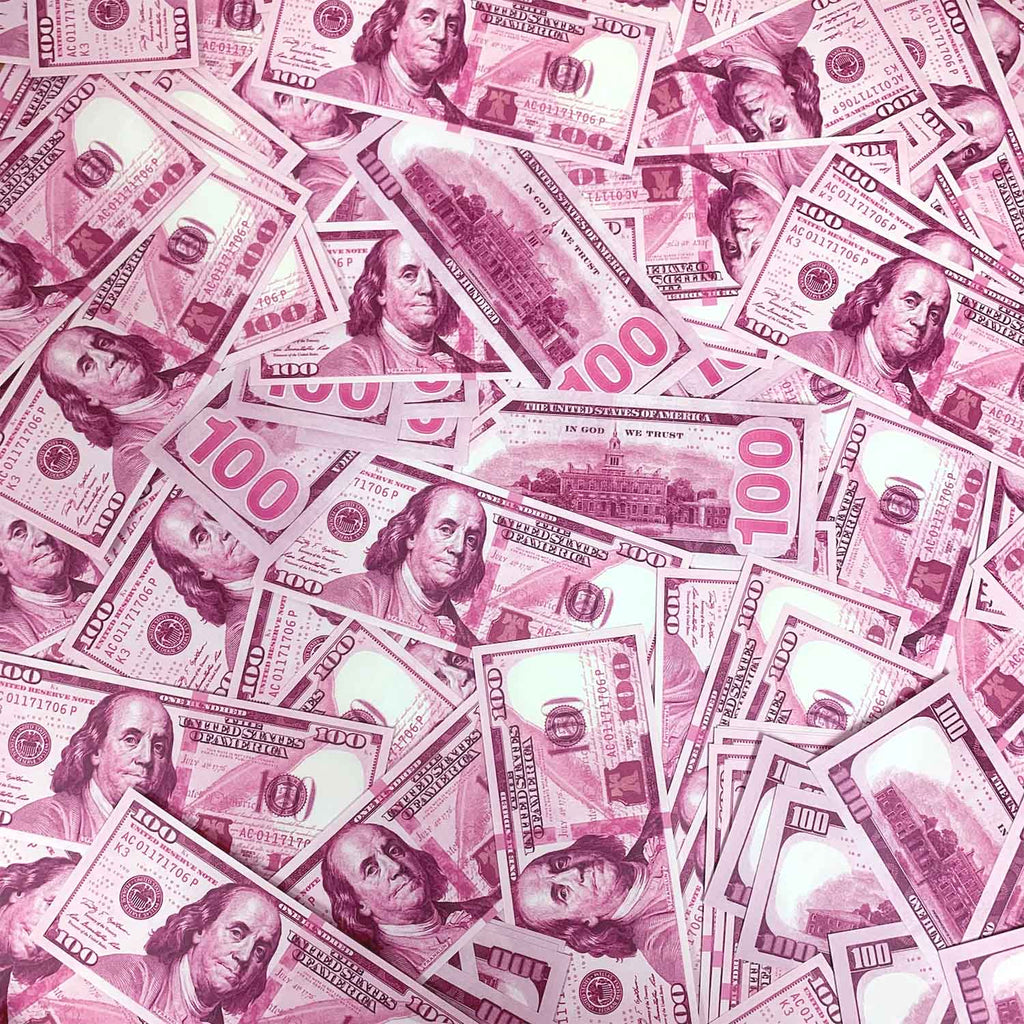 Pink Prop Money Bills