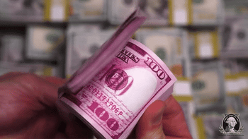 Pink Prop Money Bills
