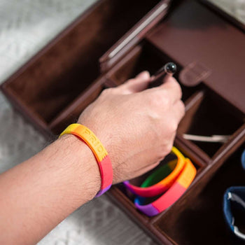 Rainbow PRIDE Silicone Bracelet Wristbands