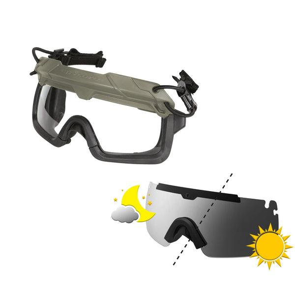 Ops-Core Visor | For Day, Night & Laser Threats | NVG Ready