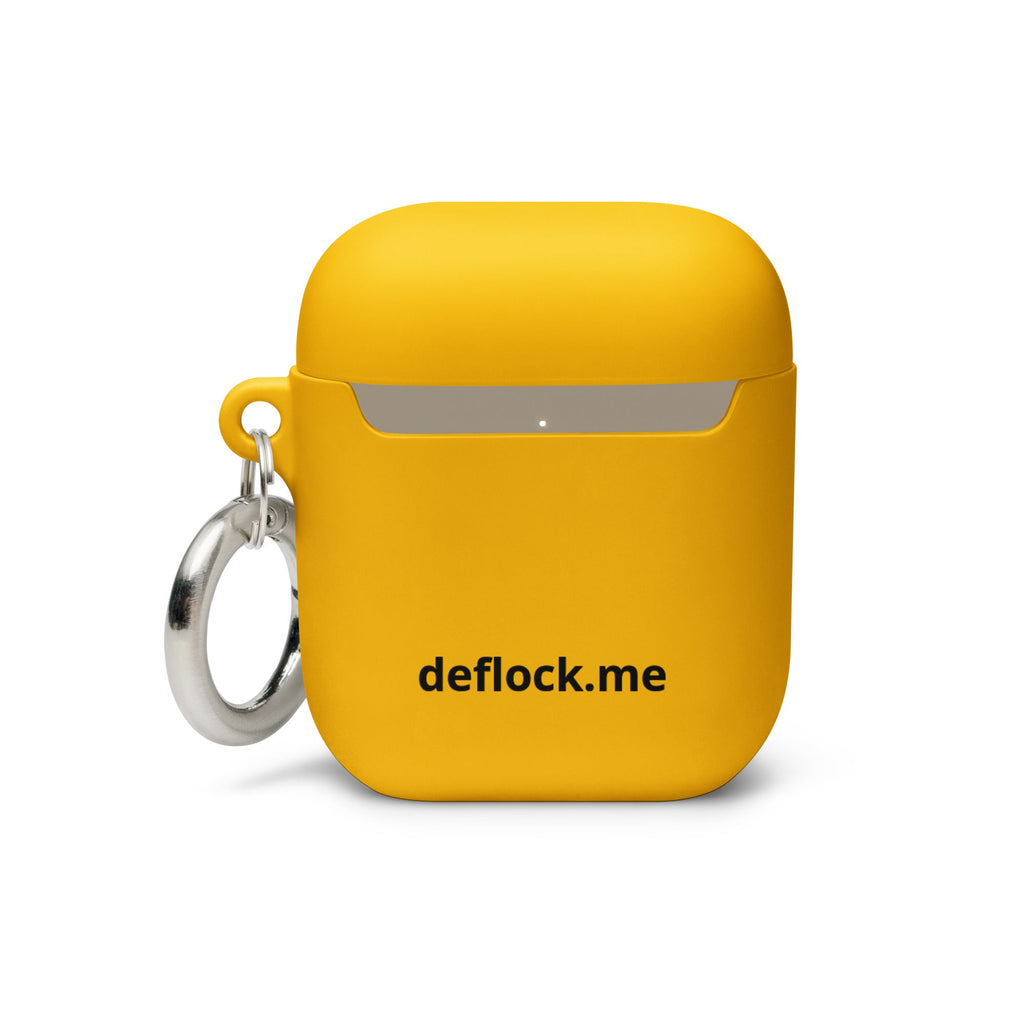 Flock around and Find out - deflock.me Rubber Case for AirPods®