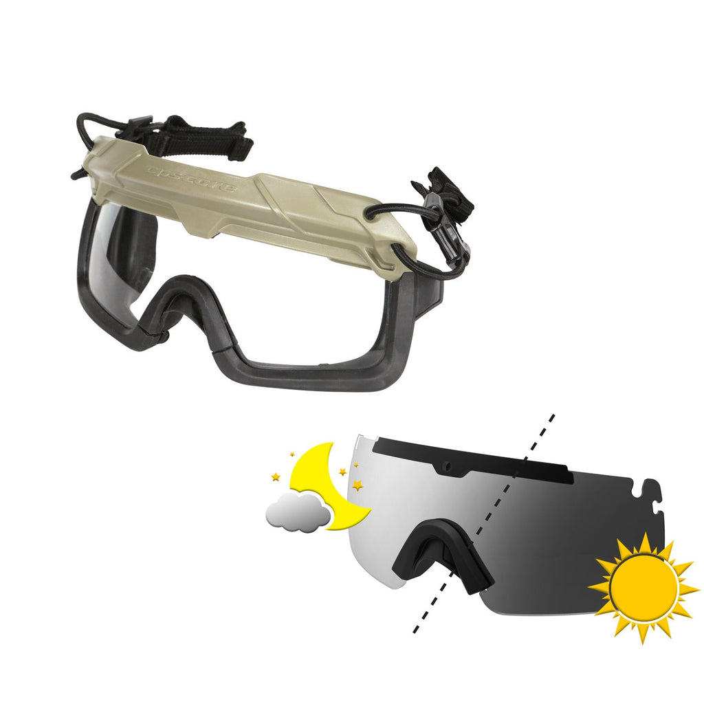 Ops-Core Visor | For Day, Night & Laser Threats | NVG Ready