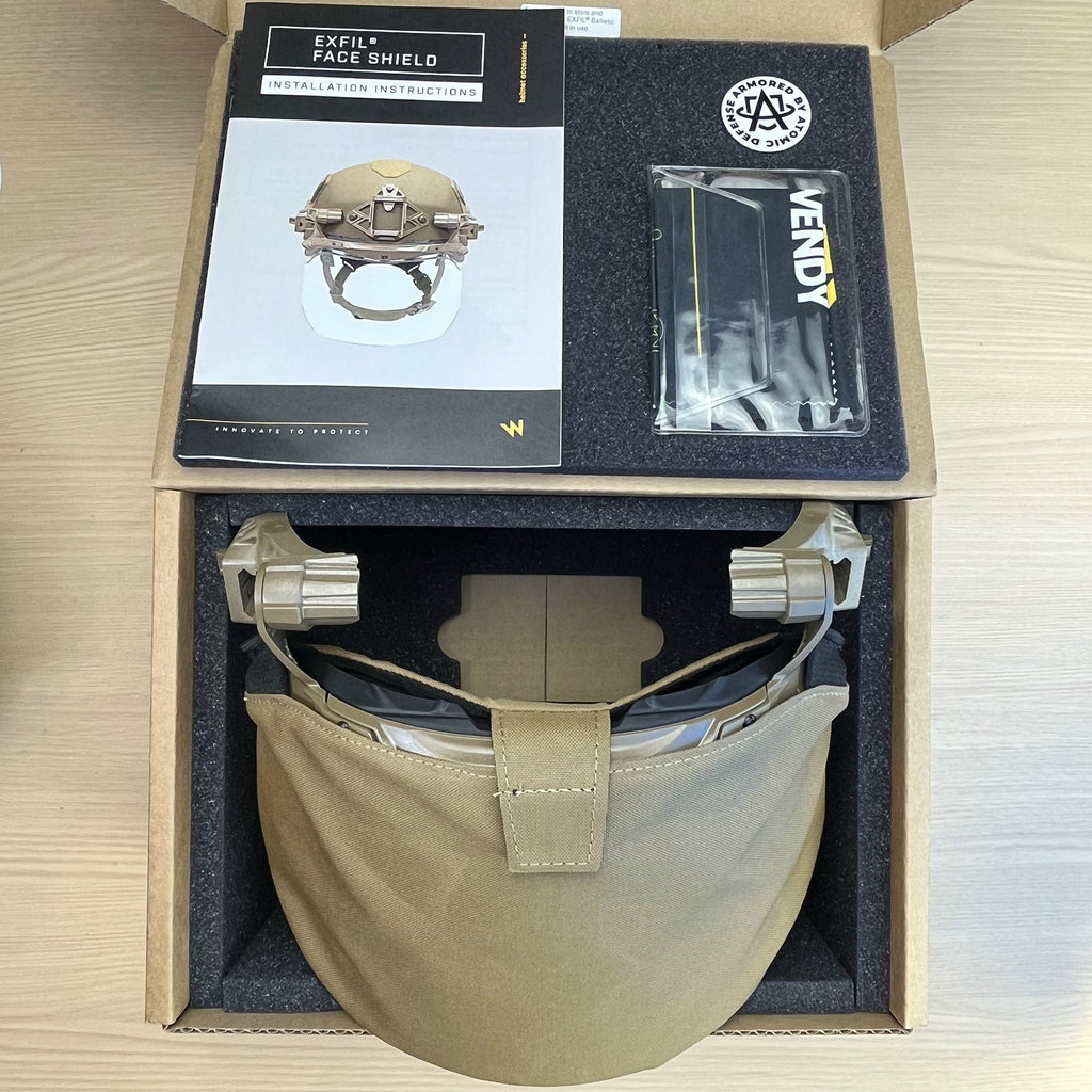Team Wendy Exfil Face Shield | All Sizes & Colors Available (Upgraded to EXFIL Face Shield V2)