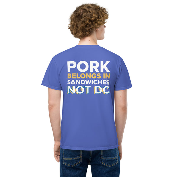 Pork Belongs in Sandwiches, Not DC pocket t-shirt