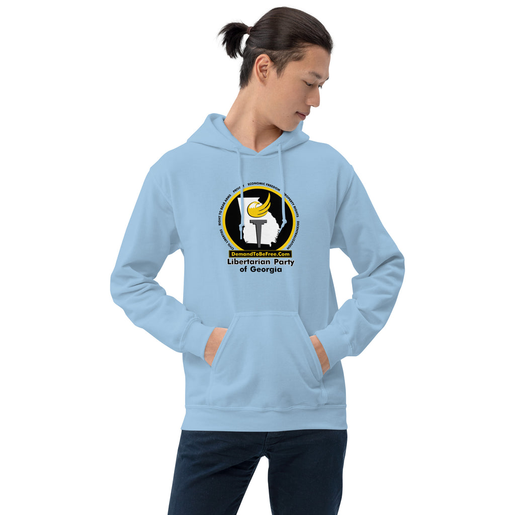 Libertarian Party of Georgia Unisex Hoodie - Proud Libertarian - Libertarian Party of Georgia