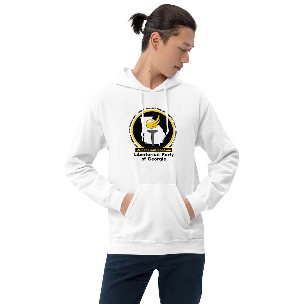 Libertarian Party of Georgia Unisex Hoodie - Proud Libertarian - Libertarian Party of Georgia