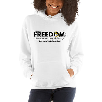 Fight for Freedom Libertarian Party of Georgia Unisex Hoodie - Proud Libertarian - Libertarian Party of Georgia