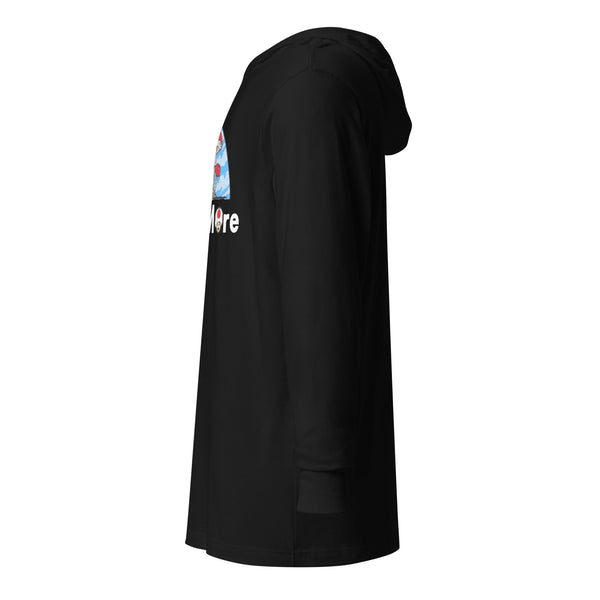 Mushmore Hooded long-sleeve tee