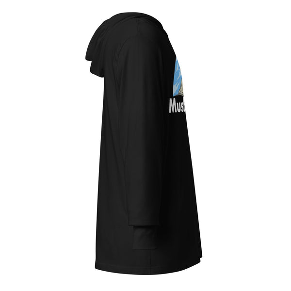 Mushmore Hooded long-sleeve tee