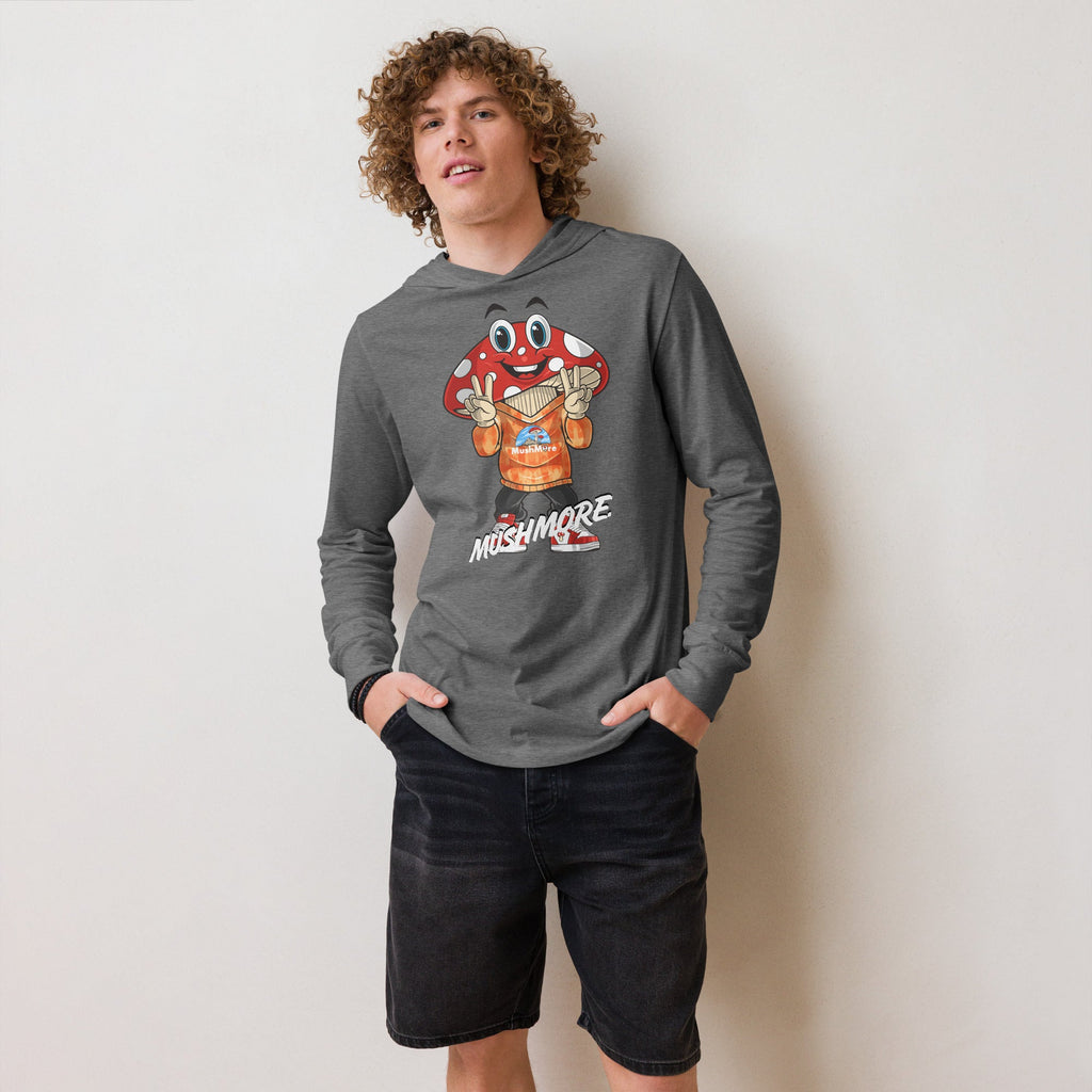 Mushmore Mushlove Hooded long-sleeve tee