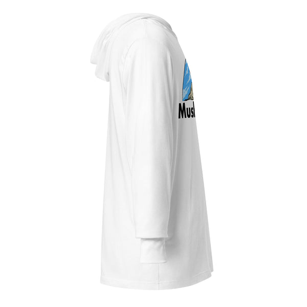 Mushmore Hooded long-sleeve tee