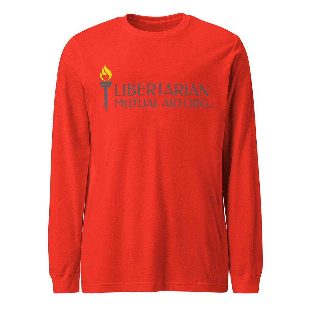 Libertarian Mutual Aid - We are not from the Government Long Sleeve Tee