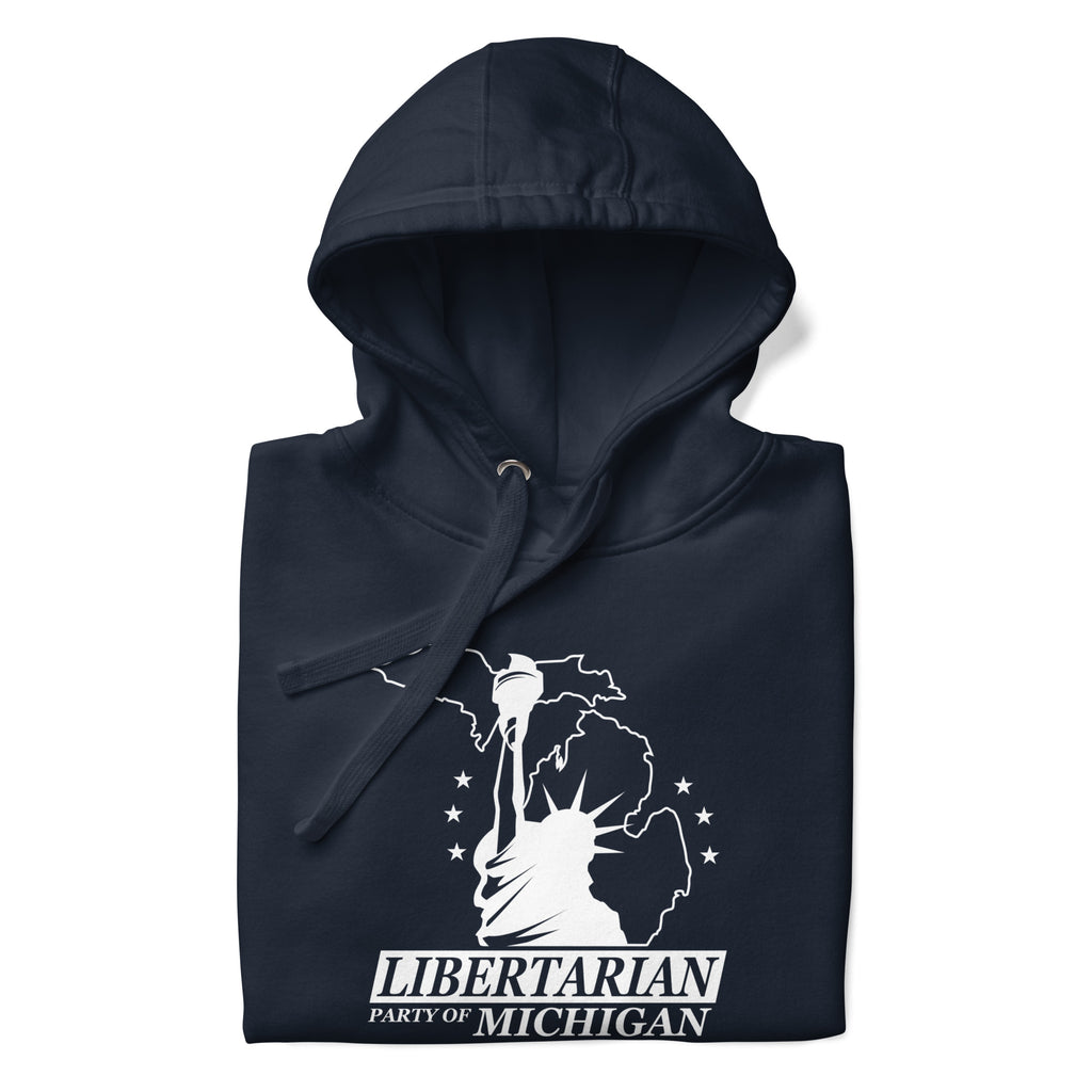 Libertarian Party of Michigan Unisex Hoodie - Proud Libertarian - Libertarian Party of Michigan