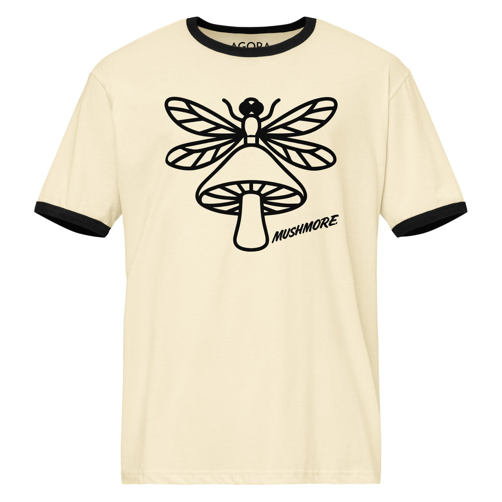 Mushmore Dragonfly Unisex ringer t-shirt