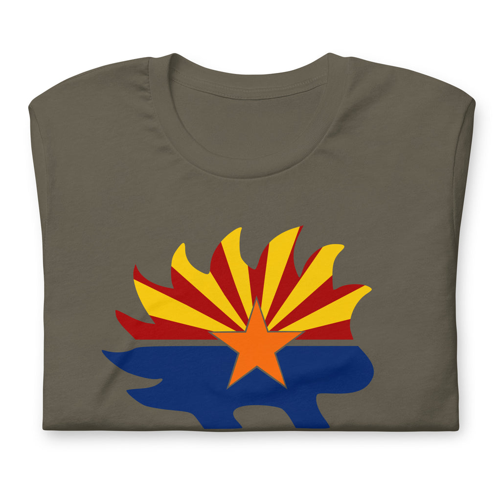 Arizona Libertarian Party Porcupine Unisex t-shirt - Proud Libertarian - Libertarian Party of Arizona