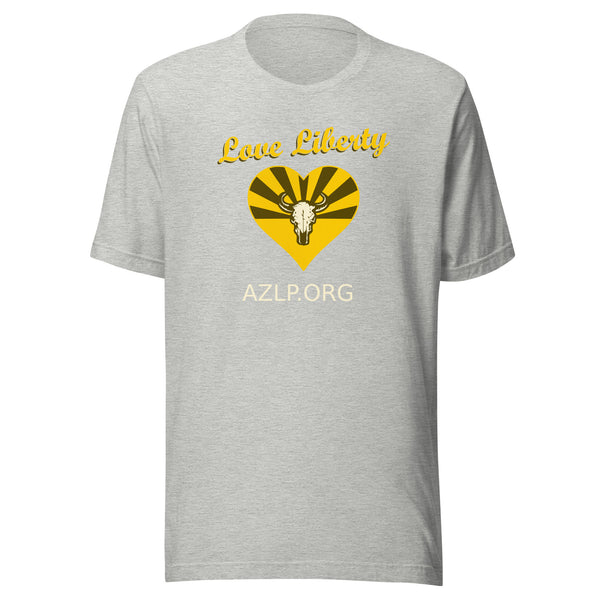 Love Liberty - Arizona Libertarian Party Unisex t-shirt