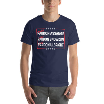 (Trump Didn't) Pardon Assange Pardon Snowden Pardon Ulbricht T-Shirt