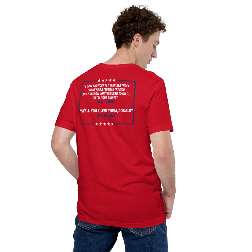 (Trump Didn't) Pardon Assange Pardon Snowden Pardon Ulbricht T-Shirt