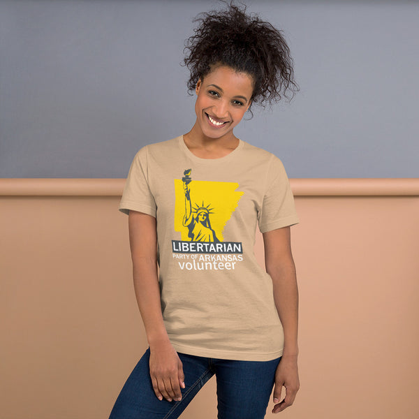 Libertarian Party of Arkansas (Volunteer) Unisex t-shirt