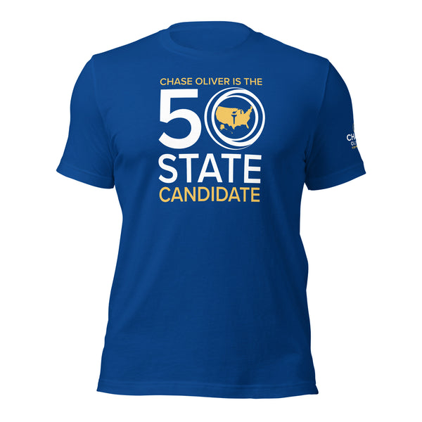 50 State Candidate - Chase Oliver Unisex t-shirt