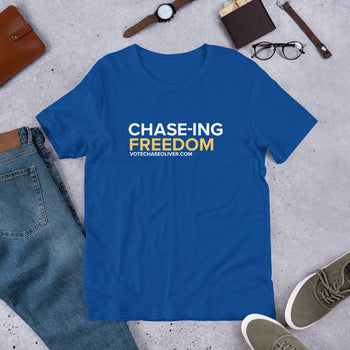 Chase-ing Freedom - Chase Oliver for President Unisex t-shirt