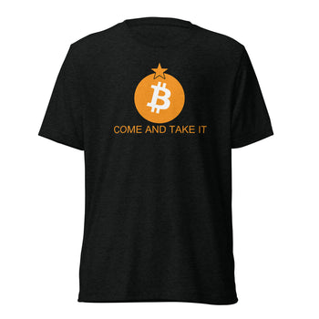 Come and Take it Bitcoin Tri-Blend T-shirt