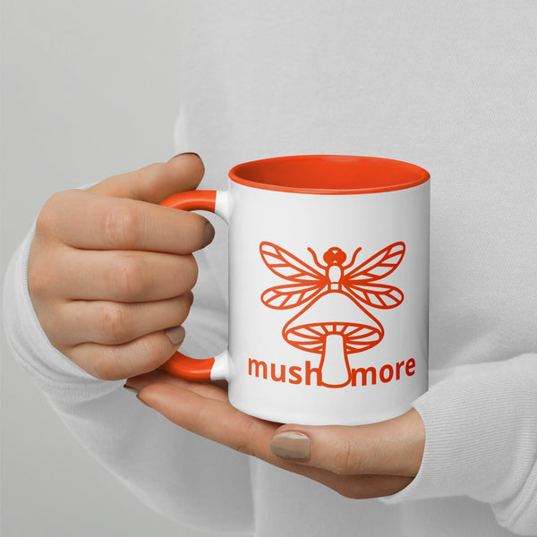 Mushmore Dragonfly Mug with Color Inside