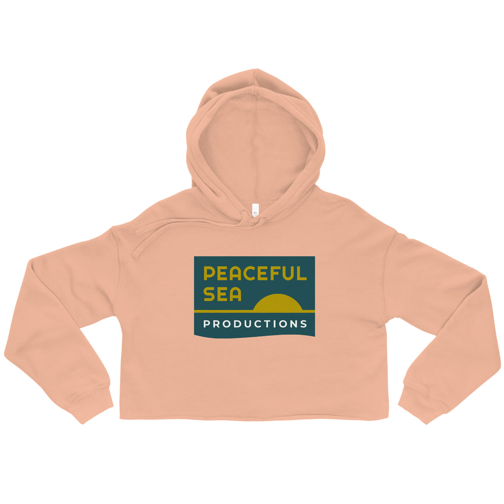 Peaceful Sea Women's Crop Hoodie