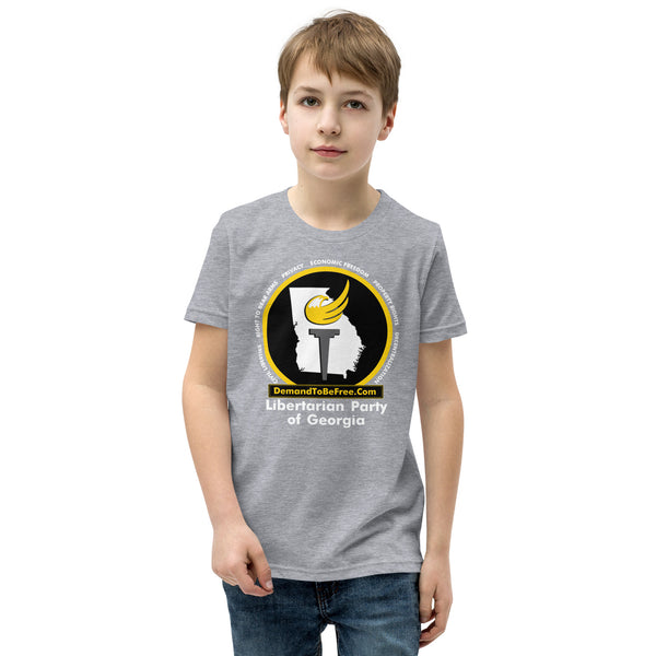 Libertarian Party of Georgia Youth Short Sleeve T-Shirt - Proud Libertarian - Libertarian Party of Georgia