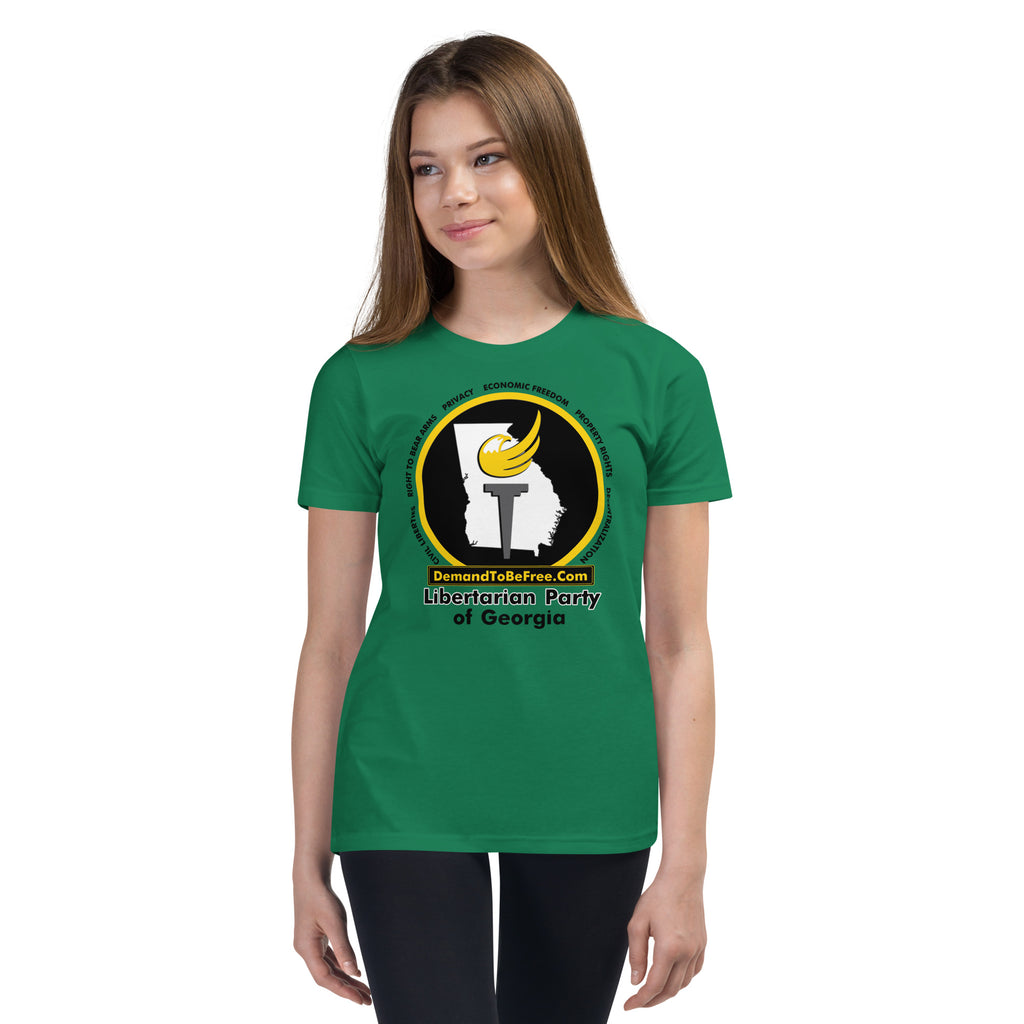 Libertarian Party of Georgia Youth Short Sleeve T-Shirt