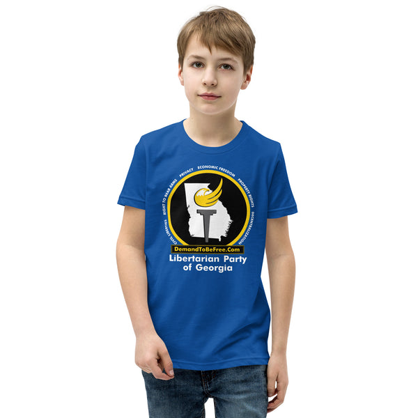 Libertarian Party of Georgia Youth Short Sleeve T-Shirt - Proud Libertarian - Libertarian Party of Georgia