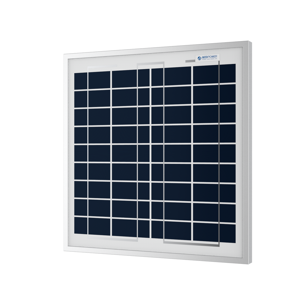 15 Watts Poly Solar Panel, 12V by ACOPOWER - Proud Libertarian - ACOPOWER