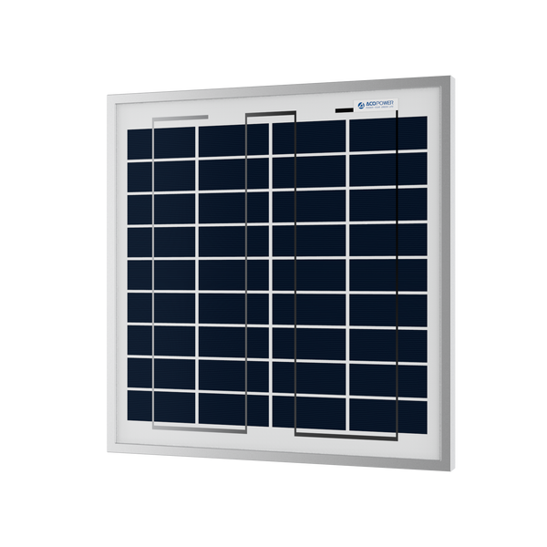 15 Watts Poly Solar Panel, 12V by ACOPOWER - Proud Libertarian - ACOPOWER