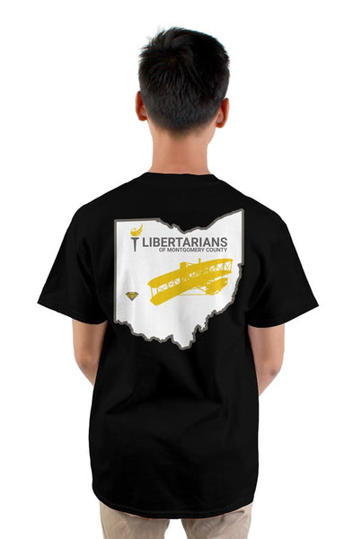 Libertarians of Montgomery County, Ohio - Pocket Tee - Proud Libertarian - Proud Libertarian