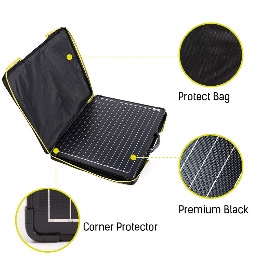 PLK 100W Portable Solar Panel Kit Lightweight Briefcase by ACOPOWER - Proud Libertarian - ACOPOWER