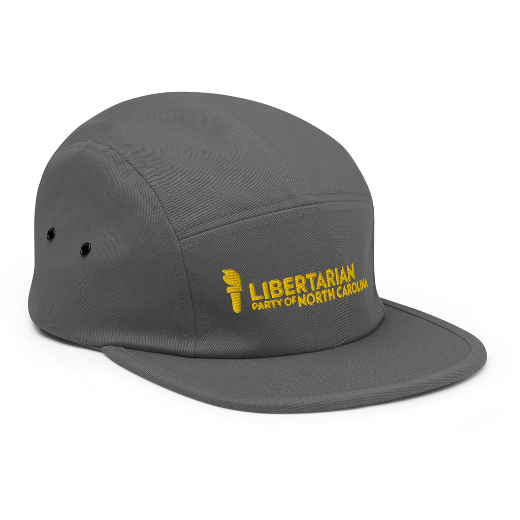 LPNC Five Panel Cap - Proud Libertarian - Libertarian Party of North Carolina