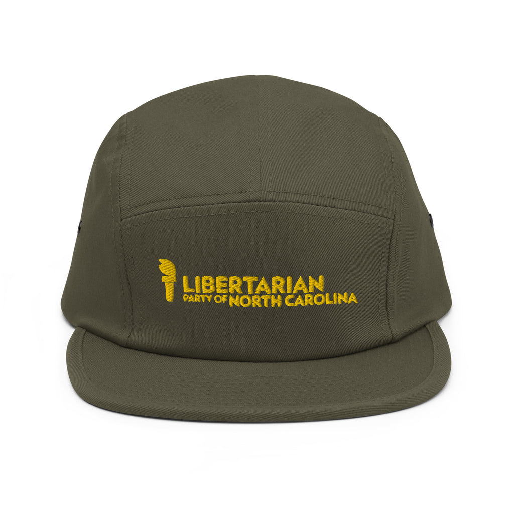 LPNC Five Panel Cap - Proud Libertarian - Libertarian Party of North Carolina