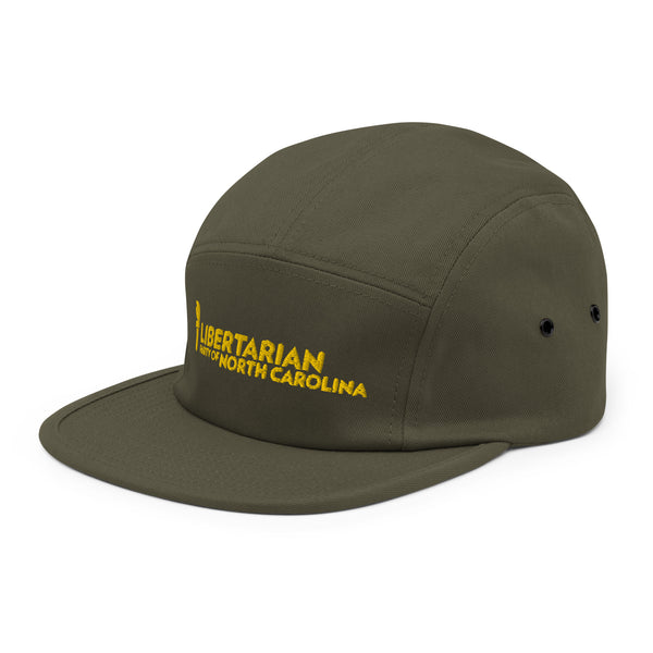 LPNC Five Panel Cap - Proud Libertarian - Libertarian Party of North Carolina