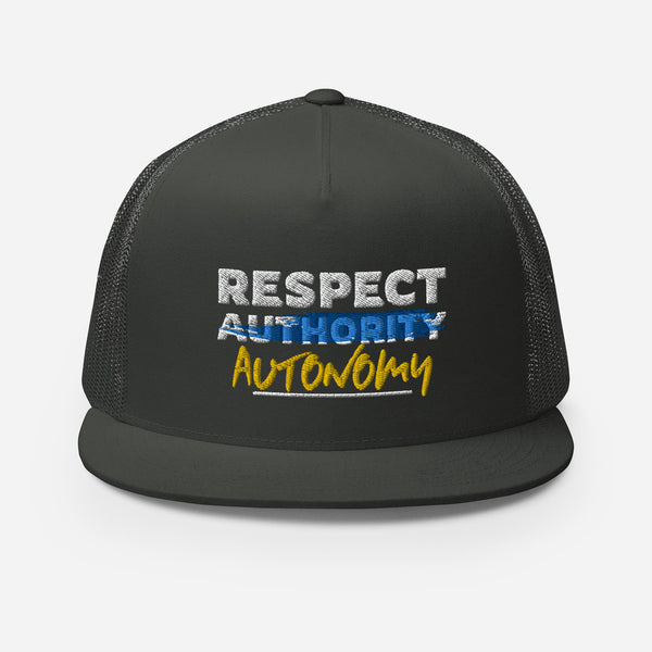 Respect Automony Trucker Cap - Proud Libertarian - Proud Libertarian