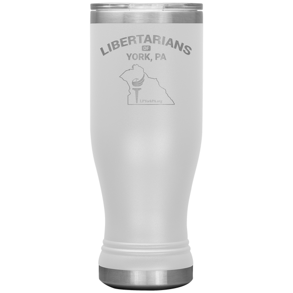 Libertarians of York PA Vaccuum Tumbler - Proud Libertarian - Libertarian Party of Pennsylvania - York