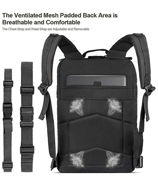 Tactical Military 25L Molle Backpack by Jupiter Gear - Proud Libertarian - Jupiter Gear