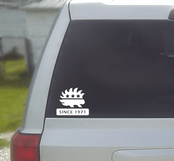 Libertarian Party Porcupine Vinyl Window Decal - Proud Libertarian - Proud Libertarian